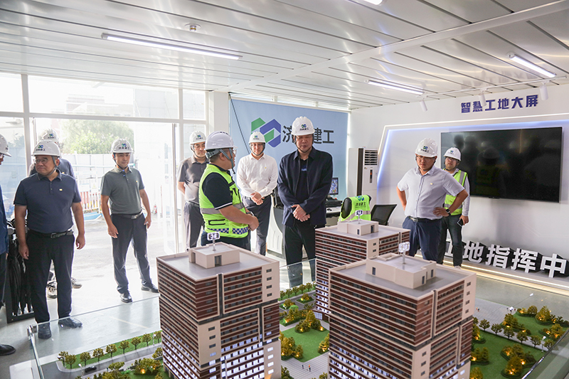 山东EVO真人集团领导国庆期间调研督导重点项目建设